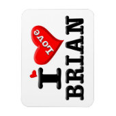 FLEXIBLE J'AIME BRIAN MAGNET (Vertical)