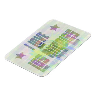 Flexible J'AIME Los Angeles Beau Pastel Magnet