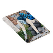 Flexible Jardinier de fées foncées Imaginaire Art Magnet ph (Côté Droit)