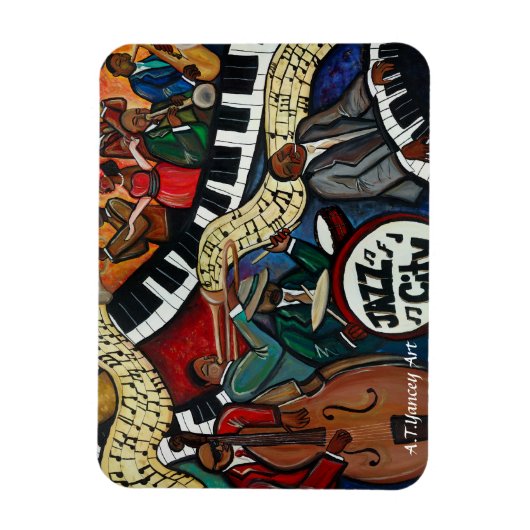 Flexible Jazz City Premium Flexi Magnet (Vertical)