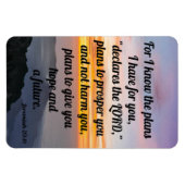 Flexible Jeremiah 29:11, Refrigerator Magnet (Horizontal)