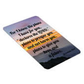 Flexible Jeremiah 29:11, Refrigerator Magnet (Côté Droit)