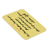 Flexible Jérémie 29:11 Magnet (Côté Droit)