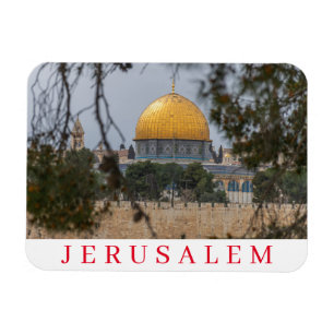 Flexible Jerusalem Dome of the Rock view magnet