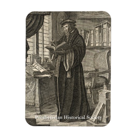 Flexible John Calvin Magnet (Vertical)