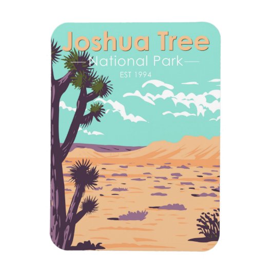 Flexible Joshua Tree National Park Tule Springs Magnet (Vertical)