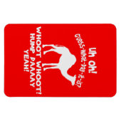 Flexible Jour de la Humpe Chameau Whoot Flexi Magnet (Horizontal)