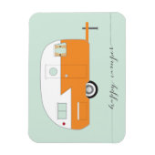 Flexible Joyeux Camper Magnet Orange (Vertical)