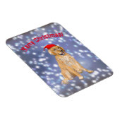 Flexible Joyeux rétracteur or de Noël Magnet (Côté Droit)