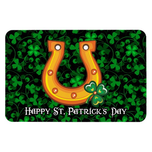 Flexible Joyeux Saint Patrick's Day 1 Premium Magnet (Horizontal)