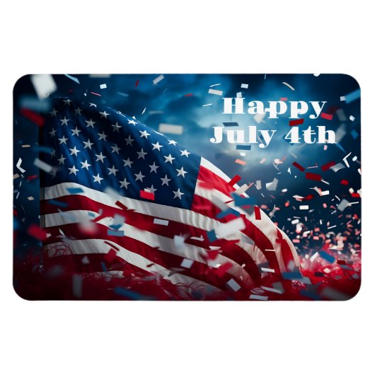 Flexible Juillet 4 Magnet (Horizontal)