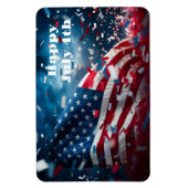 Flexible Juillet 4 Magnet (Vertical)