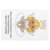 Flexible Juin Ange Birthstone Angel Blonde Premium Magnet (Horizontal)
