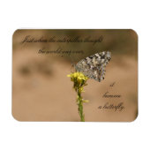 Flexible Juste au moment où la chenille a pensé le - Magnet (Horizontal)