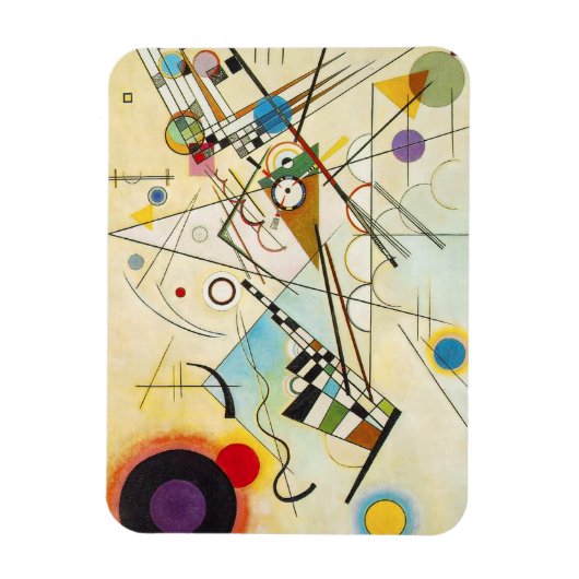 Flexible Kandinsky Composition VIII Magnet (Vertical)