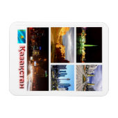 Flexible Kazakhstan - Mosaïque - Magnet (Horizontal)