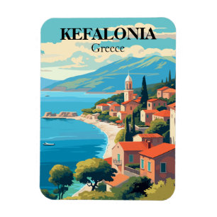 Flexible Kefalonia Grèce Voyage Souvenir Magnet