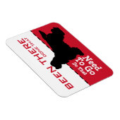 Flexible King Charles Cavalier Cocker Go Potty Magnet (Côté Droit)