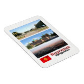 Flexible Kirghizistan - Mosaïque - Magnet (Côté Droit)