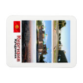 Flexible Kirghizistan - Mosaïque - Magnet (Horizontal)