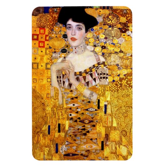 Flexible Klimt Portrait de Adele Bloch-Bauer I Magnet (Vertical)