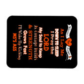 Flexible La prière du guerrier...MS Magnet (Horizontal)