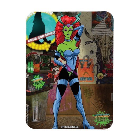 Flexible LA SOUPE DE SCREAMING ! Aleena Magnet (Vertical)