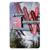 Flexible Lafayette, Louisiana Magnet (Vertical)
