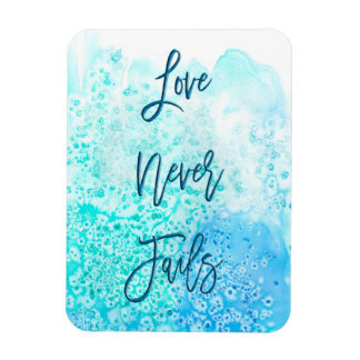 Flexible L'amour n'échoue jamais - Magnet