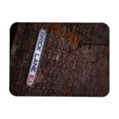 Flexible Lane en brique - Panneau de rue - Londres - Magnet (Horizontal)