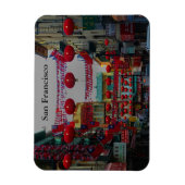 Flexible Lanternes chinatown de San Francisco #4 Magnet (Vertical)