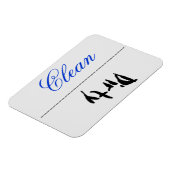 Flexible Lave-vaisselle Magnet Clean Dirty (Côté Gauche)