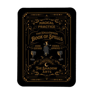 Flexible Le livre des sorts d'Halloween Goth Magnet