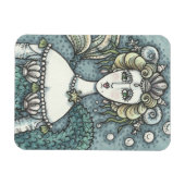 Flexible LE PARAMÈTRE DE GOTHIC NEPTUNE MERMAID MAGNET Sire (Horizontal)