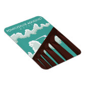 Flexible Leaderfoot Viaduc Écosse affiche de voyage Magnet (Côté Droit)