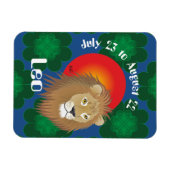 Flexible Leo July 23 à août 22 Flexi Magnet (Horizontal)