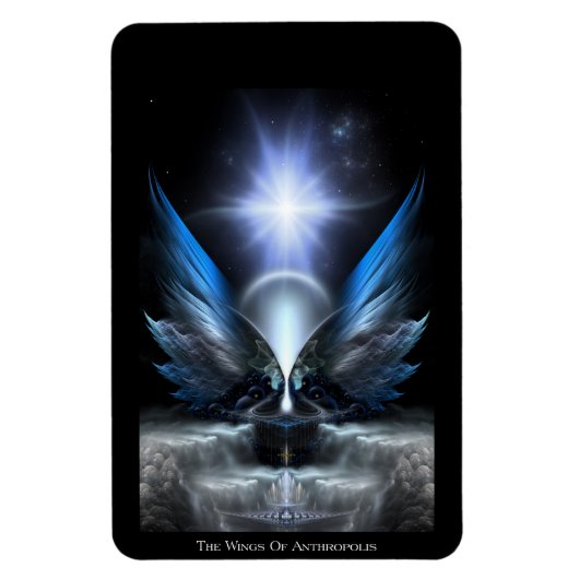 Flexible Les Ailes d'Anthropolis Photo Magnet (Vertical)