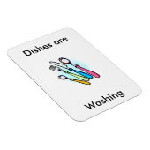 Flexible Les plats sont Lave-vaisselle Magnet (Côté Droit)