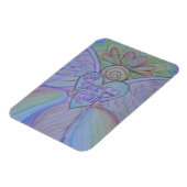Flexible Let Love, Let God Rainbow Angel Magnet (Côté Gauche)