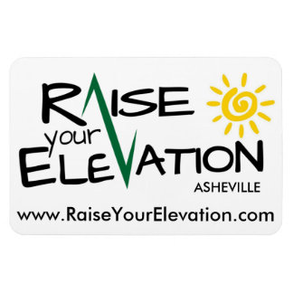 Flexible Levez votre élévation Asheville - Magnet de voitur