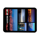 Flexible Liban - Beyrouth - Mosaïque - Magnet (Horizontal)