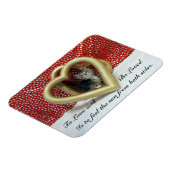 Flexible Lilo'The Cat's Loving Hearts Magnet (Côté Gauche)