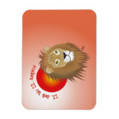 Flexible Lion - Étoile Flexi Magnet (Vertical)