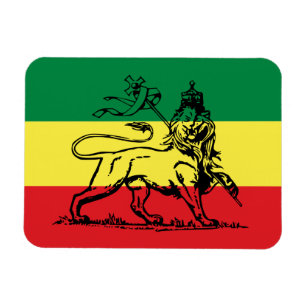 Flexible Lion of Juda - Rastafara Rastafari - Reggae Magnet