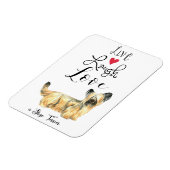 Flexible Live Laugh Love a Skye Terrier Magnet (Côté Gauche)