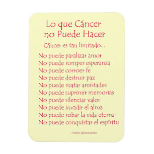 Flexible Lo Que Cáncer No Puede Hacer Magnet