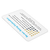 Flexible Location de vacances Magnet cinq étoiles (Côté Droit)