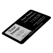 Flexible Logo personnalisé Magnet de style Carte de visite  (Côté Gauche)