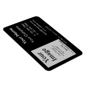 Flexible Logo personnalisé Magnet de style Carte de visite  (Côté Droit)