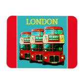 Flexible Londres Bus Fridge Magnet (Horizontal)